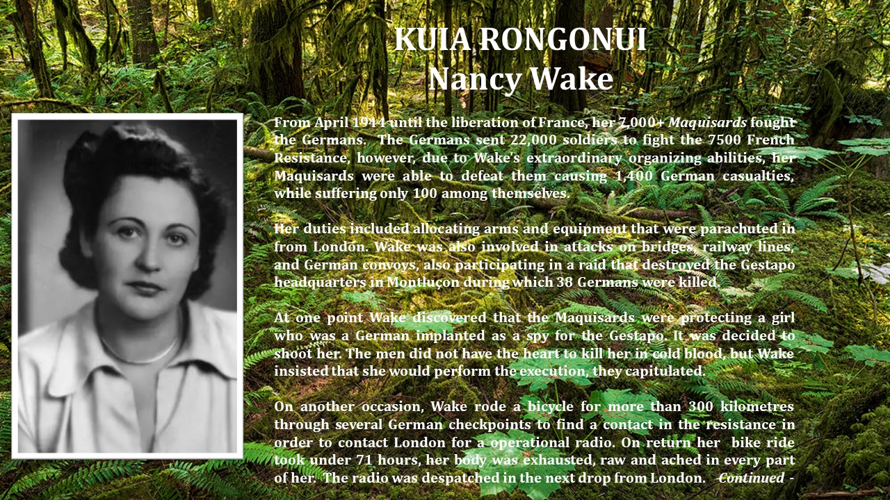 Nga Kuia Rongonui